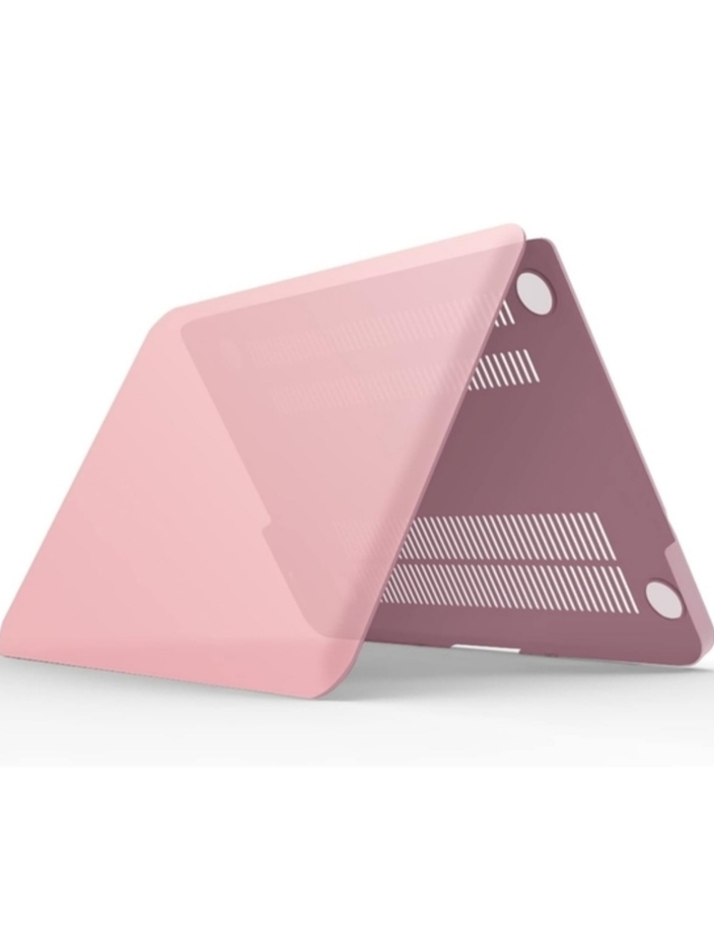 💚 Apple Soft Skin Mac Book Case, Pink.